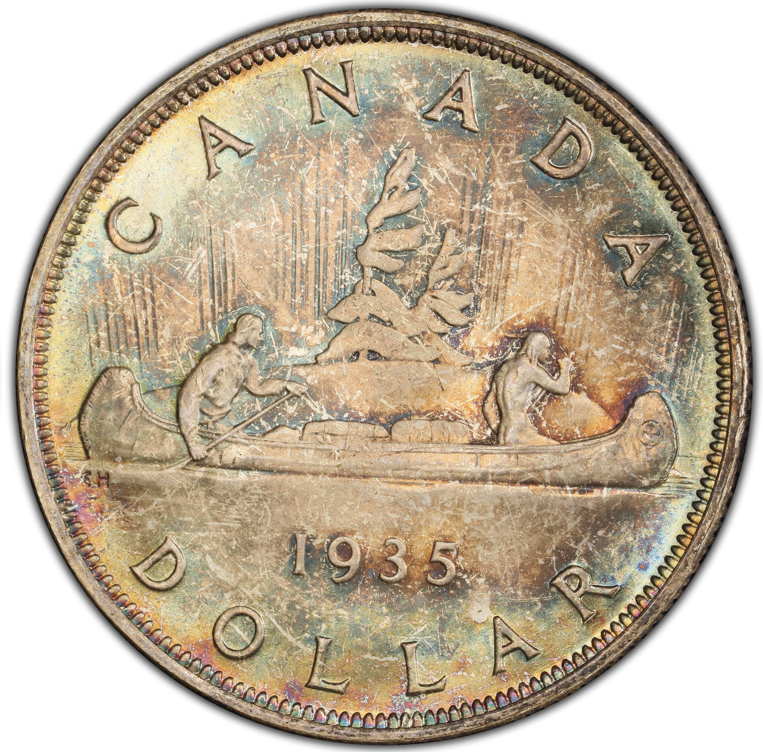 1935 Silver Dollar King George V — Canadian Coins